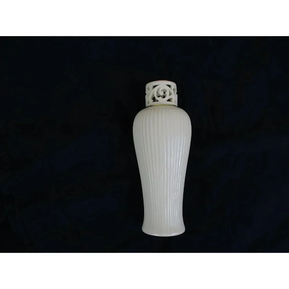 Lenox‎ Bud Vase Gold Painted incense holder White wedding anniversary gift